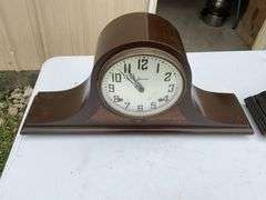 2-Antique Sessions mantle clocks