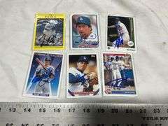 (9) Los Angeles Dodgers autographs