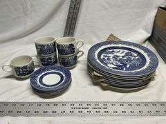 Churchill England Willow dishes