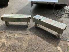 Wooden benches