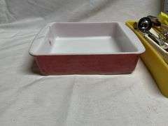 Kitchen utensils, Pyrex, etc