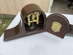 2-Antique Sessions mantle clocks