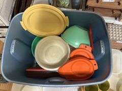 Tote of Tupperware
