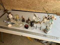 Planter/duck on the nest/figurines