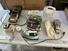 Irons/camera/cassette player etc.