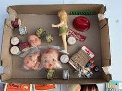 Doll parts, etc.