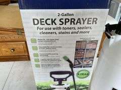New 2 gallon deck sprayer