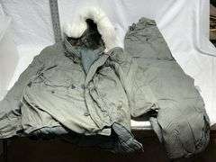 Winter parka & pants-size large