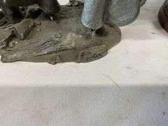 Horse/western statues-some broken pieces