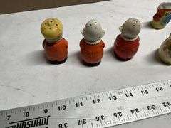 Vintage Japan miniature creamers and salt/peppers