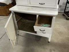 Enamel top kitchen cabinet 40" x 72" x 26"