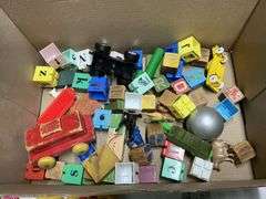 Toys, harmonica, etc