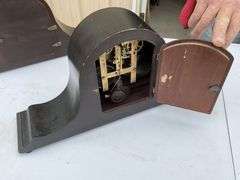 2-Antique Sessions mantle clocks
