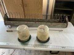 Chicken waterers and feeder