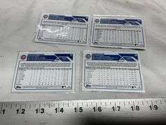 (4) 2023 Topps Chicago Cubs autographs