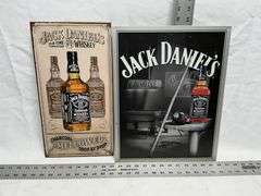 Jack Daniel's tin signs