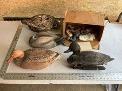 Styrofoam/plastic duck decoys