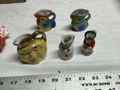 Vintage Japan miniature creamers and salt/peppers
