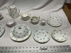 Royal York shamrock porcelain dishes, etc.