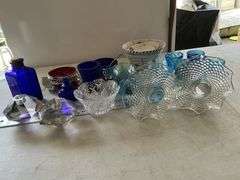 Candles, candle holders, etc.