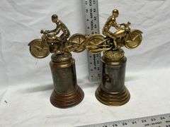 1940's motorcycle trophies