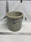 5 gallon blue band stoneware crock