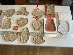 Cookie molds, Longaberger/Pampered Chef, etc.