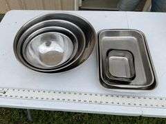 SS bowls and pans