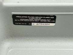 Sentry fire lock box with keys