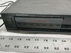 Kenwood stereo synthesizer tuner with microphone