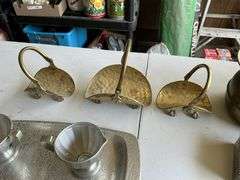 Brass items and decor