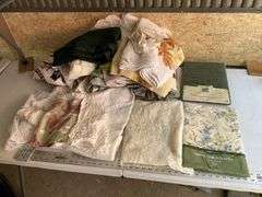 Tablecloths and towels etc.