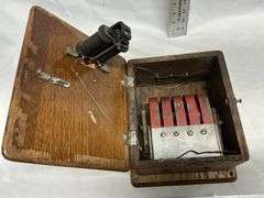 Antique wall telephone