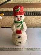 22" blow mold snowman