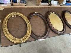 Antique oval picture frames