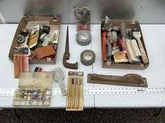 Wire brush set and assorted tools