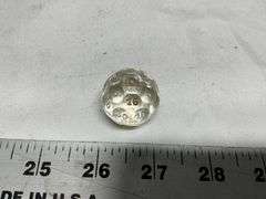 Vintage Czech glass fortune telling die