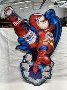 Bud Man tin sign