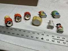 Vintage Japan miniature creamers and salt/peppers