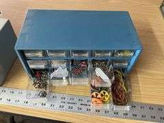 Organizers with crafting items