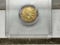 1908 Indian head quarter eagle $2.50 gold piece