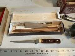 Universal meat grinder/schrade knife/vintage ice