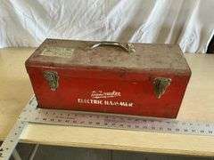 Milwaukee electric hammer drill and bits
