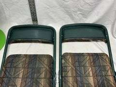 Costco folding chairs and side table