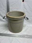 5 gallon blue band stoneware crock