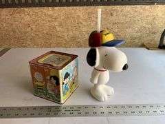 Snoopy water bottle and jack in the box, does not work