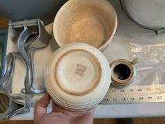 Enamelware/plastic marbles/bowls