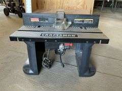 Craftsman professional router with cart
