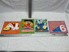 Playskool Sesame Street wood puzzles