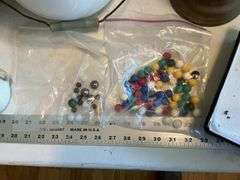 Enamelware/plastic marbles/bowls